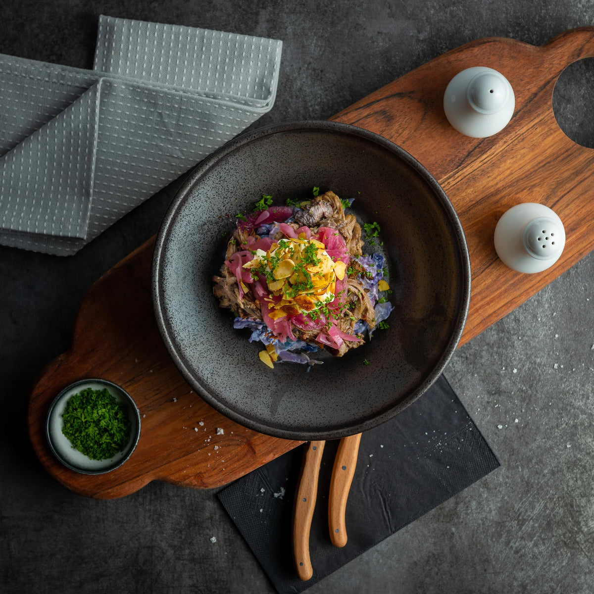 Pulled Pork and Creamed Cabbage