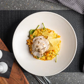 Pumpkin and Spinach Risotto with Garlic & Herb Chicken