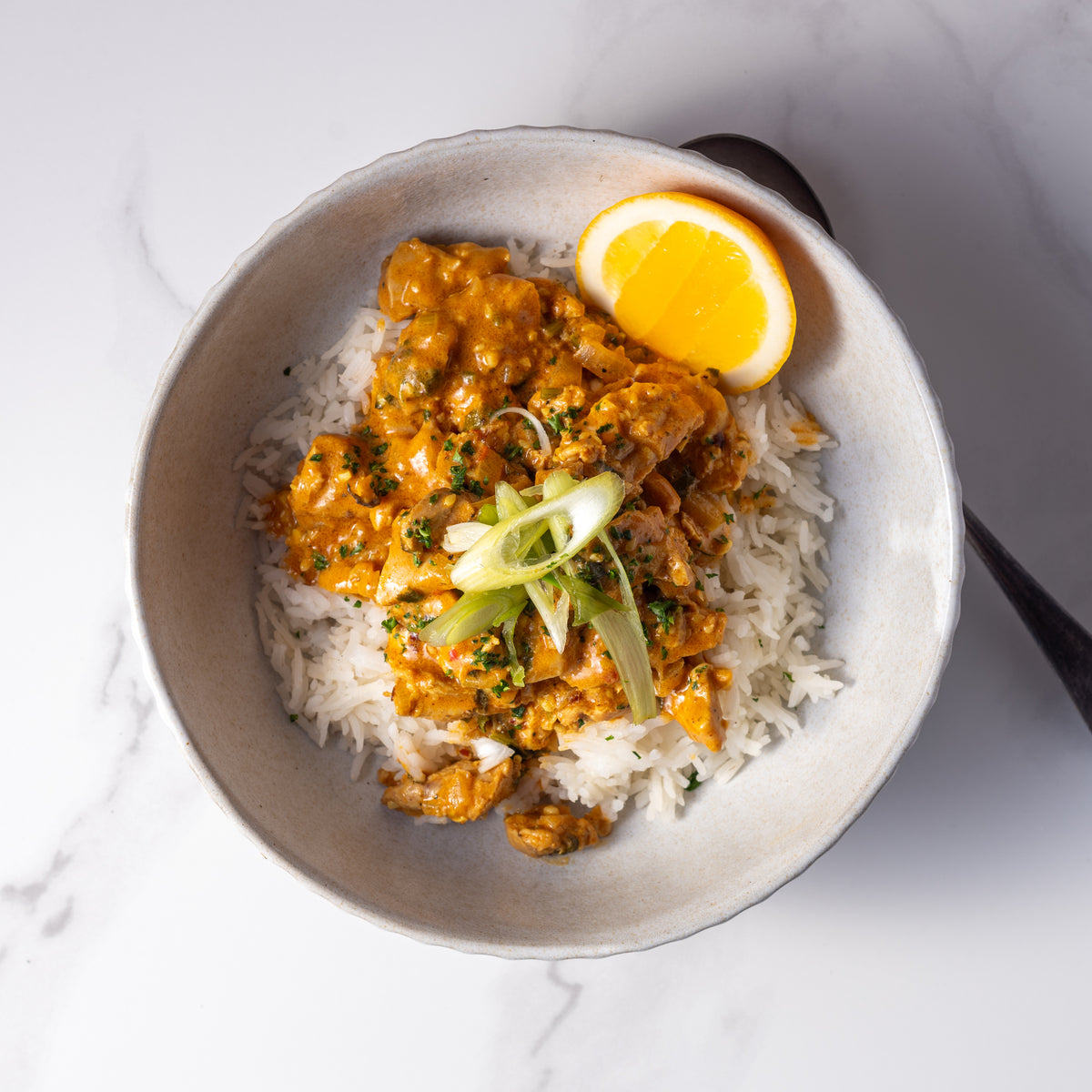 Creamy Coconut Chicken Tikka Masala-  Available in Serves 2 and 4.
