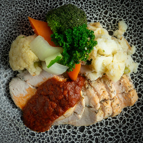 Chicken with Crushed New Potatoes