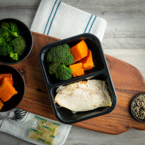 Fresh White Fish with Pumpkin & Broccoli