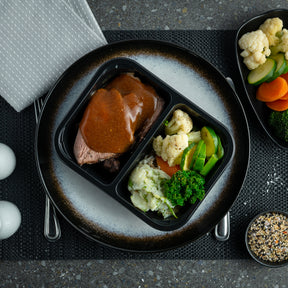 roast beef ready made meal by fitfood