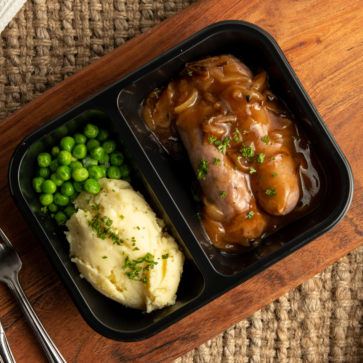 Frozen Bangers & Mash