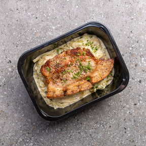 Apple Cider Pork Chop with Braised Creamy Cabbage