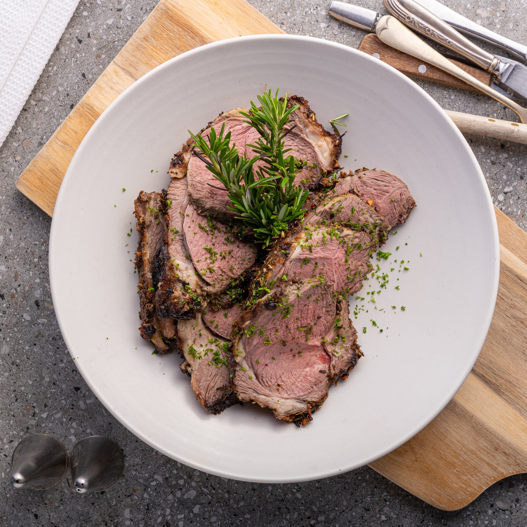 meal kit Marinated roast lamb shoulder made by fitfood nz