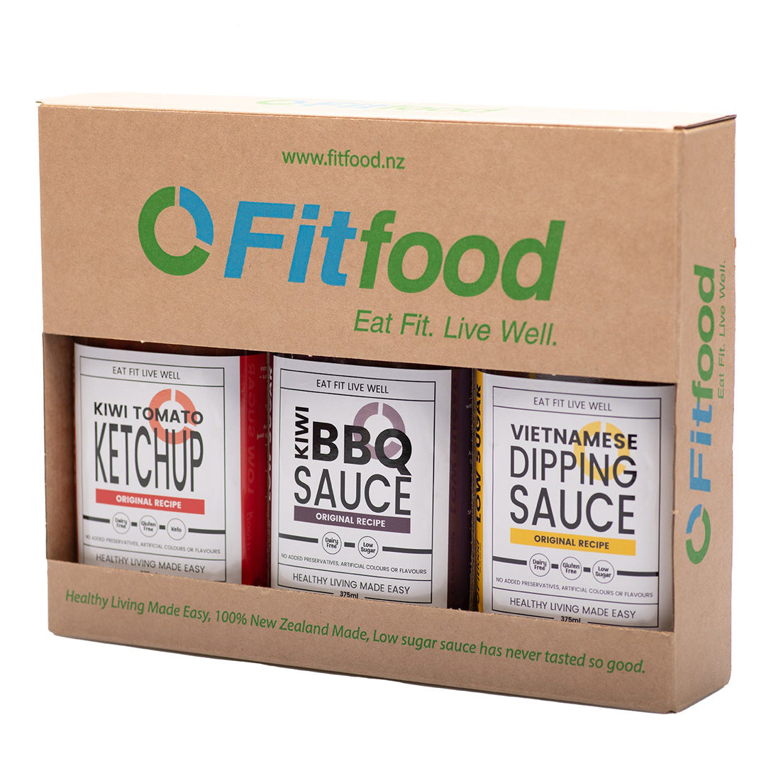 Fitfood 3 pack tomato sauce, bbq and vietnamese dipping sauce