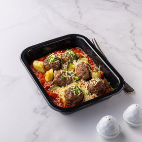 Beef Meatballs with Courgettes